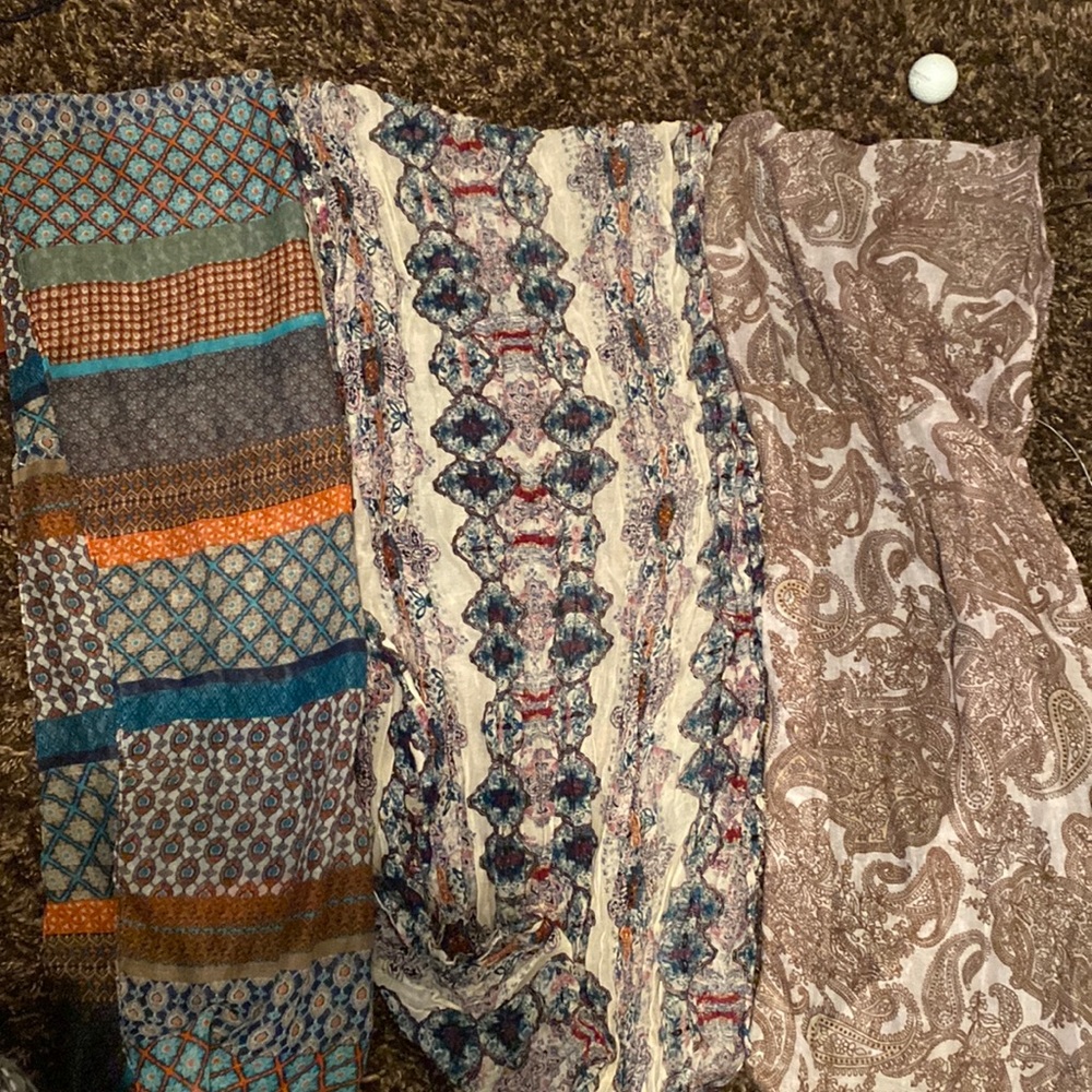 set of 3 infinity scarfs